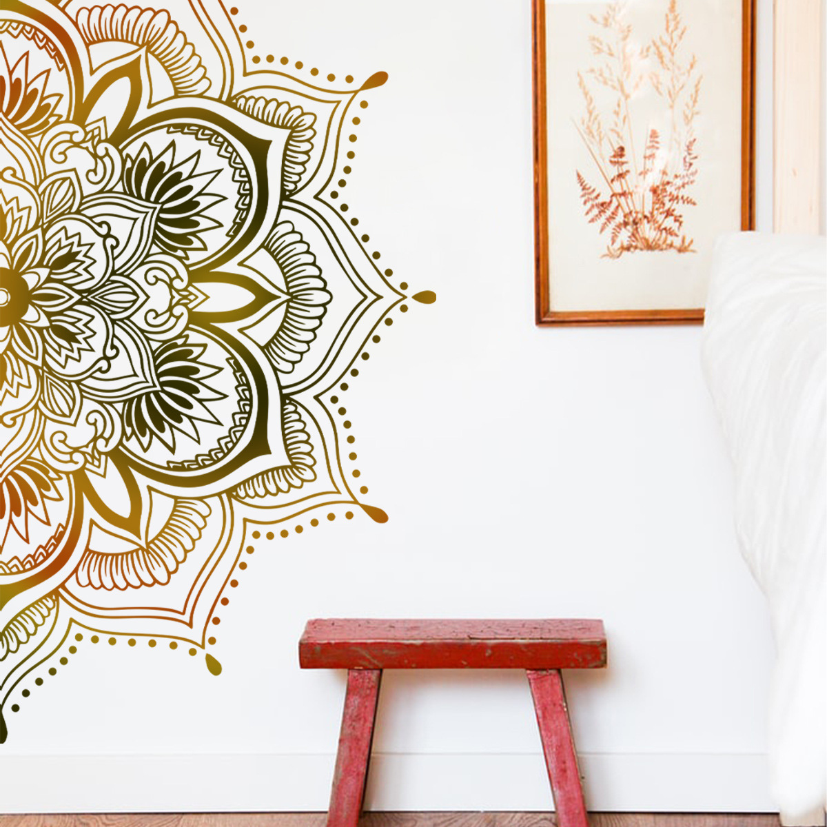 ศิลปะ PVC Wall Decal Mandala L - Monstera Thai Constellation บทวิจารณ์และราคา