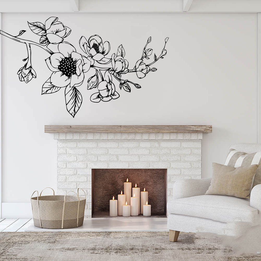 ขนาดใหญ่ Magnolia ดอกไม้สติ๊กเ - Monstera Thai Constellation บทวิจารณ์และราคา