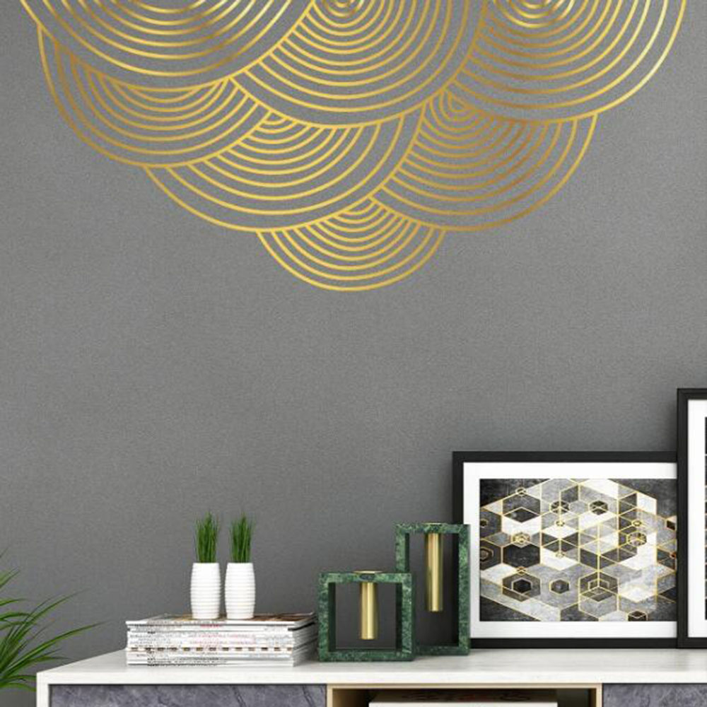 วงกลมขนาดใหญ่รูปผนังสติกเกอร์ห - Monstera Thai Constellation บทวิจารณ์และราคา