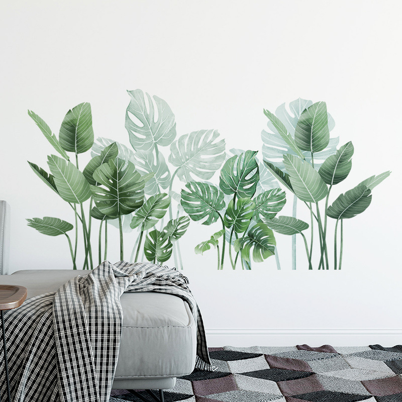 สติกเกอร์ติดผนังไวนิลต้นไม้ตกแ - Monstera Thai Constellation บทวิจารณ์และราคา