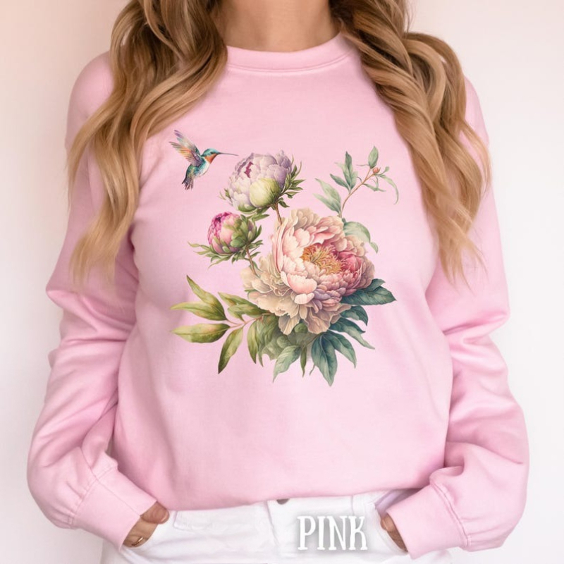 เสื้อสเวตเชิ้ตคอกลมลายดอกไม้ฤด - Plant Parent Hoodie บทวิจารณ์และราคา