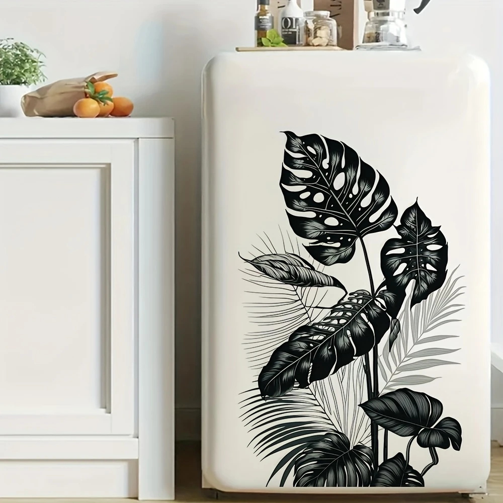 MT1184 #   สติ๊กเกอร์ติดผนังใบ - Monstera Thai Constellation บทวิจารณ์และราคา